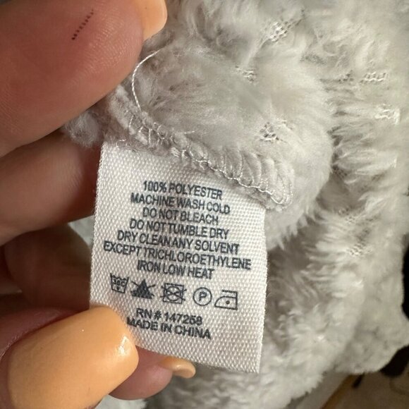 NWT Simply Southern Shacket Jacket Fuzzy Sherpa Gray Boho‎ Outdoors Size M - Picture 7 of 10